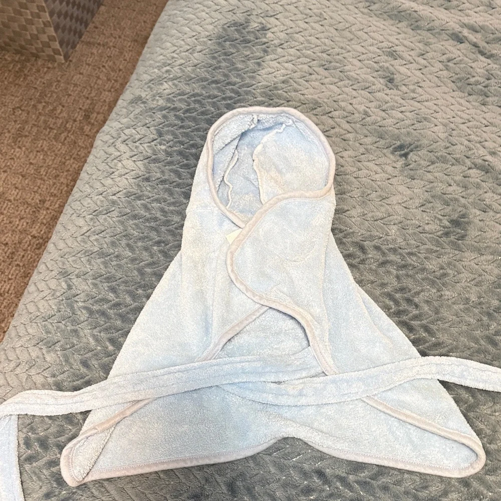 Soft Blue Dog Bathrobe